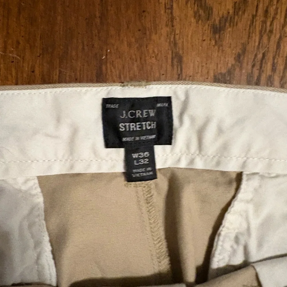 J. Crew Men's Khaki Chinos - Picture 3 of 3